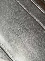 CHANEL 25S KELLY BAG 18 IN SILVER METALLIC LAMBSKIN WITH SILVER HARDWARE STYLE 3 - Image 14