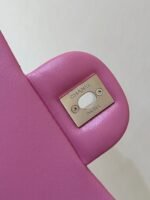 CHANEL 25S FLAP BAG 20 CM IN PINK LAMBSKIN WITH GOLD HARDWARE - Image 13