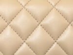 CHANEL 25S FLAP BAG 20 CM IN LIGHT BEIGE LAMBSKIN WITH GOLD HARDWARE - Image 8
