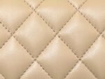 CHANEL 25S FLAP BAG 17 CM IN LIGHT BEIGE LAMBSKIN WITH GOLD HARDWARE - Image 14