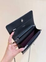 CHANEL 25S MINI FLAP BAG 19 IN BLACK CALFSKIN GOLD HARDWARE - Image 5