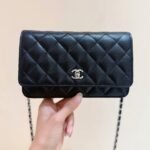CHANEL 25S MINI FLAP BAG 19 IN BLACK CALFSKIN GOLD HARDWARE - Image 10