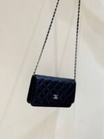 CHANEL 25S MINI FLAP BAG 19 IN BLACK CALFSKIN GOLD HARDWARE - Image 18