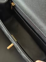 CHANEL 25S FLAP BAG 20 CM IN BLACK CAVIAR LEATHER WITH GOLD HARDWARE - Image 15