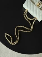 CHANEL 25S FLAP BAG 20 CM IN WHITE CAVIAR LEATHER WITH GOLD HARDWARE - Image 6