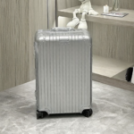 Medium Arctic Silver Luxury Iconic Designer Suitcase