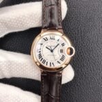 BALLON BLEU 33MM AUTOMATIC ROSE GOLD CASE BROWN LEATHER - Image 2