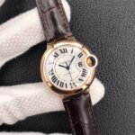 BALLON BLEU 33MM AUTOMATIC ROSE GOLD CASE BROWN LEATHER - Image 3