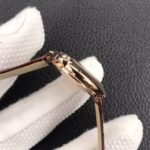 BALLON BLANC DE CARTIER QUARTZ ROSE GOLD BROWN LEATHER - Image 14
