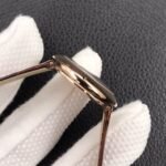 BALLON BLANC DE CARTIER QUARTZ ROSE GOLD BROWN LEATHER - Image 6