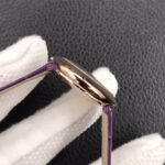BALLON BLEU DE CARTIER QUARTZ ROSE GOD CASE PURPLE LEATHER - Image 15