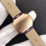 BALLON BLEU DE CARTIER QUARTZ ROSE GOD CASE PURPLE LEATHER - Image 7