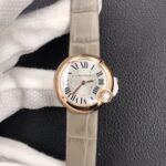 BALLON BLANC DE CARTIER ROSE GOLD CASE GREY LEATHER - Image 11