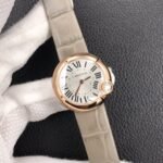 BALLON BLANC DE CARTIER ROSE GOLD CASE GREY LEATHER - Image 3
