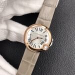 BALLON BLANC DE CARTIER ROSE GOLD CASE GREY LEATHER - Image 13