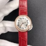 BALLON BLANC DE CARTIER QUARTZ ROSE GOLD CASE DIAMOND BEZEL - Image 11