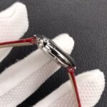 BALLON BLANC DE CARTIER QUARTZ STEEL CASE RED LEATHER - Image 5