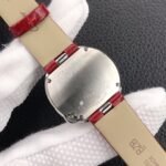 BALLON BLANC DE CARTIER QUARTZ STEEL CASE RED LEATHER - Image 16