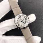 BALLON BLANC DE CATIER QUARTZ STEEL CASE GREY LEATHER - Image 12
