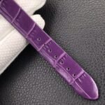 BALLON BLANC DE CARTIER QUARTZ STEEL CASE PURPLE LEATHER - Image 18