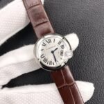 BALLON BLANC DE CARTIER QUARTZ STEEL CASE BROWN LEATHER - Image 12