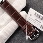 BALLON BLANC DE CARTIER QUARTZ STEEL CASE BROWN LEATHER - Image 8