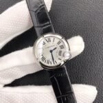 BALLON BLANC DE CARTIER QUARTZ STEEL CASE BLACK DIAL - Image 12