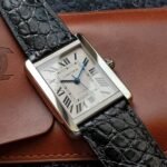 TANK SOLO XI 41 STEEL CASE BLACK LEATHER STRAP - Image 13