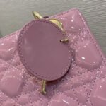 MINI LADY BAG 17 PINK PATENT CALFSKIN - Image 13