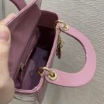 MINI LADY BAG 17 PINK PATENT CALFSKIN - Image 17