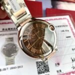 BALLON BLEU 42 TWO TONE ROSE GOLD CASE BROWN DIAL - Image 8