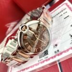 BALLON BLEU 42 TWO TONE ROSE GOLD CASE BROWN DIAL - Image 9