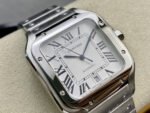 SANTOS DE CARTIE LARGE STEEL CASE WHITE DIAL - Image 2
