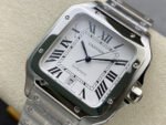 SANTOS DE CARTIE LARGE STEEL CASE WHITE DIAL - Image 12