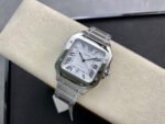 SANTOS DE CARTIE LARGE STEEL CASE WHITE DIAL - Image 13