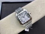 SANTOS DE CARTIE LARGE STEEL CASE WHITE DIAL - Image 5