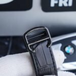 SANTOS 40MM BLACK CASE LEATHER STRAP - Image 8