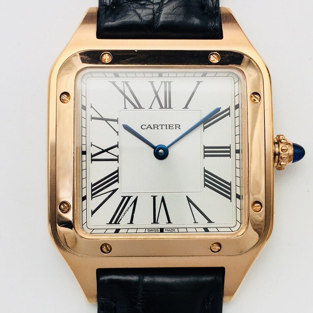 13271445068140983_3dc2e4c5-b144-4140-a694-1d67bfe67320 SANTOS DUMONT QUARTZ GOLD CASE - Image 1