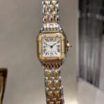 PANTHERE 22MM QUARTZ GOLD STEEL DIAMOND BEZEL - Image 7