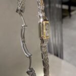PANTHERE 22MM QUARTZ GOLD STEEL DIAMOND BEZEL - Image 9