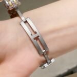 PANTHERE 22MM QUARTZ GOLD STEEL DIAMOND BEZEL - Image 6