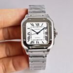 SANTOS LADY 35.1MM STEEL CASE WHITE DIAL - Image 2