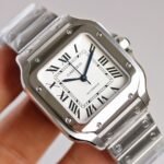 SANTOS LADY 35.1MM STEEL CASE WHITE DIAL - Image 9