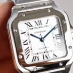 SANTOS LADY 35.1MM STEEL CASE WHITE DIAL - Image 12