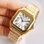 SANTOS LADY 35.1MM GOLD - Image 4