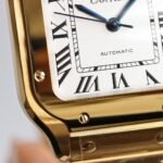 SANTOS LADY 35.1MM GOLD - Image 7