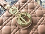 LARGE LADY BAG 32CM BEIGE CANNAGE LAMBSKIN - Image 15