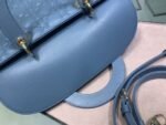 LARGE LADY BAG 32CM BLUE CANNAGE LAMBSKIN - Image 15