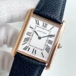 TANK SOLO QUARTZ GOLD CASE CALF SKIN - Image 9