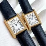 TANK SOLO QUARTZ DIAMOND BEZEL CALF SKIN - Image 7